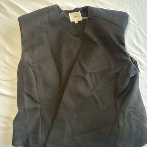 Lena Classic Black Buttoned Vest